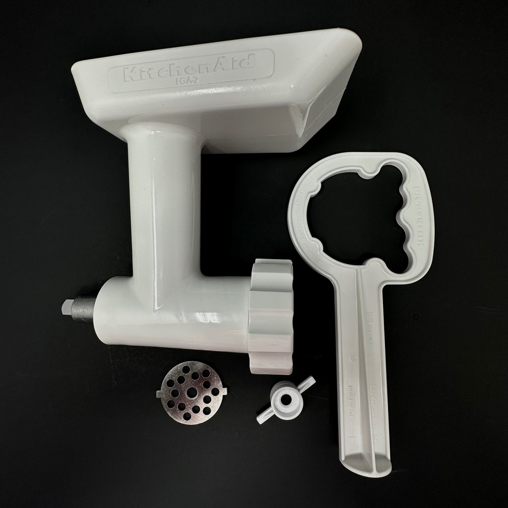 KitchenAid FGA-2 Food Grinder Attachment for Stand Mixer White Meat Grinder Set